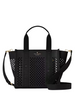 Kate Spade New York Kip Perforated Leather Small Tote Black