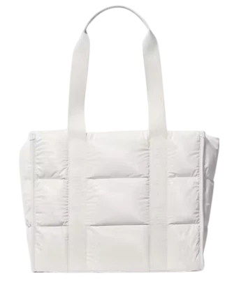 Kate Spade New York Kip Puffy Large Tote  Optic White 