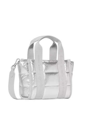 Kate Spade New York Kip Puffy Mini Tote Silver