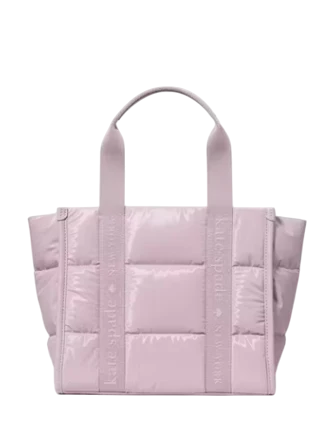 Kate Spade New York Kip Puffy Small Tote Lavender Smoke