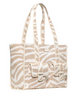 Kate Spade New York Kip Zebra Cargo Large Tote Bag  Light Fawn 
