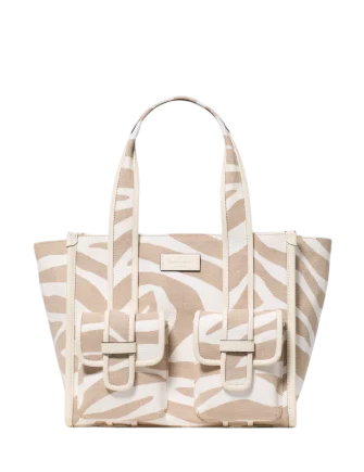 Kate Spade New York Kip Zebra Cargo Small Tote Bag