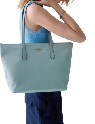 Kate Spade New York Kitt Nylon Medium Tote Aventurine