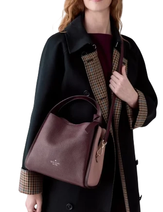 Kate Spade New York Knott Colorblock Convertible Carryall  Grenache 