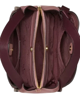 Kate Spade New York Knott Colorblock Convertible Carryall  Grenache 