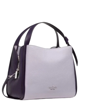 Kate Spade New York Knott Colorblock Convertible Carryall Icy Lavender 