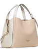 Kate Spade New York Knott Colorblock Convertible Carryall Light Cream 