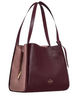 Kate Spade New York Knott Colorblock Large Carryall  Grenache 