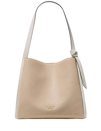 Kate Spade New York Knott Colorblock Large Carryall Light Cream 