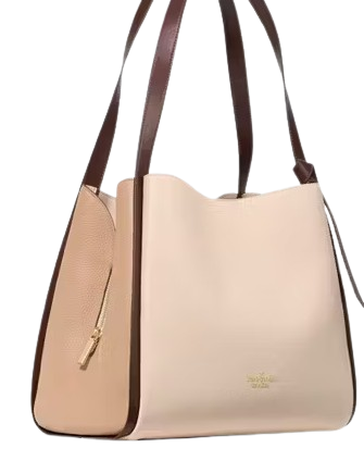 Kate Spade New York Knott Colorblock Large Carryall  Milk Glass 