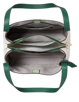 Kate Spade New York Knott Colorblocked Large Shoulder Bag Beach Glass