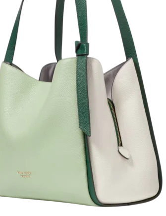 Kate Spade New York Knott Colorblocked Large Shoulder Bag Beach Glass