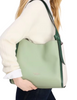 Kate Spade New York Knott Colorblocked Large Shoulder Bag Beach Glass