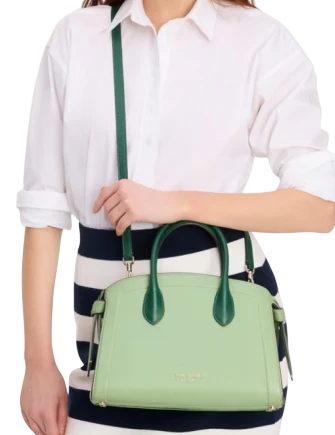 Kate Spade New York Knott Colorblocked Medium Zip-top Satchel Beach Glass