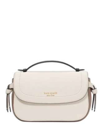 Kate Spade New York Knott Colorblocked Top-handle Crossbody  Parchment 