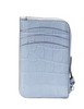 Kate Spade New York Knott Croc-embossed Zip Cardholder North Star