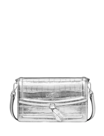 Kate Spade New York Knott Croc Embossed Mini Flap Crossbody