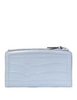 Kate Spade New York Knott Croc embossed Zip Slim Wallet North Star