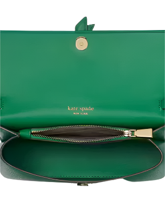 Kate Spade New York Knott Flap Chain Crossbody Watercress