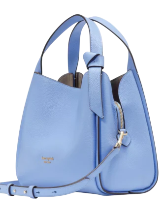 Kate Spade New York Knott Medium Crossbody Tote Genie Blue Front View