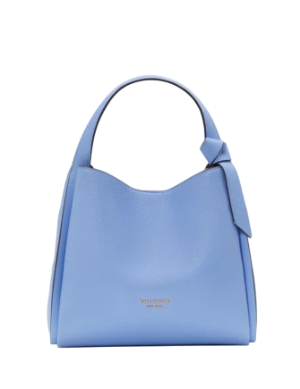 Kate Spade New York Knott Medium Crossbody Tote Genie Blue Front View