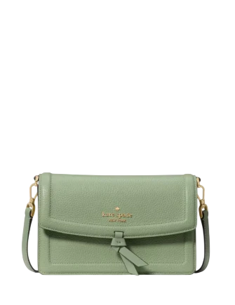 Kate Spade New York Knott Mini Flap Crossbody Balsam Green