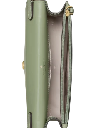 Kate Spade New York Knott Mini Flap Crossbody Balsam Green