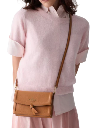 Kate Spade New York Knott Mini Flap Crossbody Bungalow