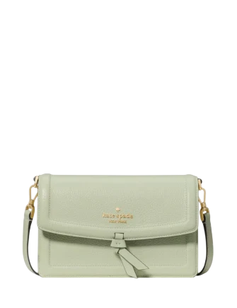 Kate Spade New York Knott Mini Flap Crossbody Light Olive