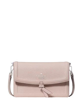 Kate Spade New York Knott Mini Flap Crossbody Powdered Sugar
