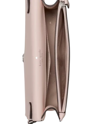 Kate Spade New York Knott Mini Flap Crossbody Powdered Sugar