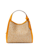 Kate Spade New York Knott Raffia Tweed Medium Crossbody Tote Sunset Blaze