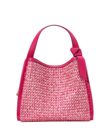 Kate Spade New York Knott Raffia Tweed Medium Crossbody Tote