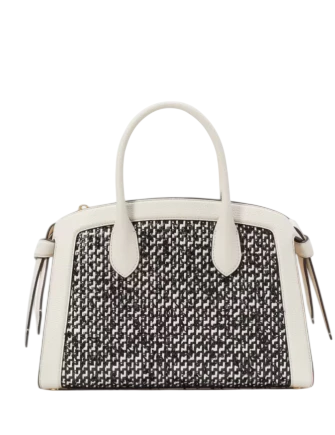 Kate Spade New York Knott Raffia Tweed Medium Zip-top Satchel