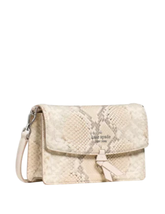 Kate Spade New York Knott Snake Mini Crossbody Bag  Natural 