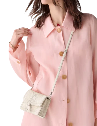 Kate Spade New York Knott Snake Mini Crossbody Bag  Natural 