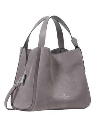 Kate Spade New York Knott Suede Convertible Carryall Hare Grey
