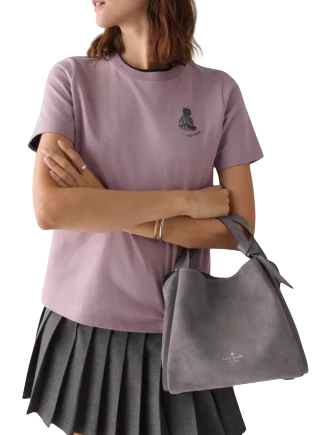 Kate Spade New York Knott Suede Convertible Carryall Hare Grey