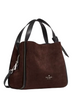 Kate Spade New York Knott Suede Convertible Carryall Hot Fudge