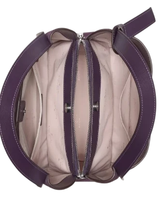 Kate Spade New York Knott Suede Convertible Carryall Jet Set Purple