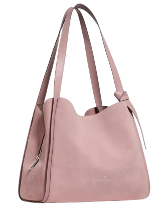Kate Spade New York Knott Suede Large Carryall Dusk Rose