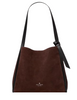 Kate Spade New York Knott Suede Large Carryall Hot Fudge