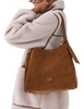 Kate Spade New York Knott Suede Large Carryall Warm Gingerbread