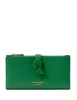Kate Spade New York Knott Zip Slim Wallet Watercress
