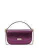 Kate Spade New York Krista Metallic Chain Flap Crossbody Dark Raspberry