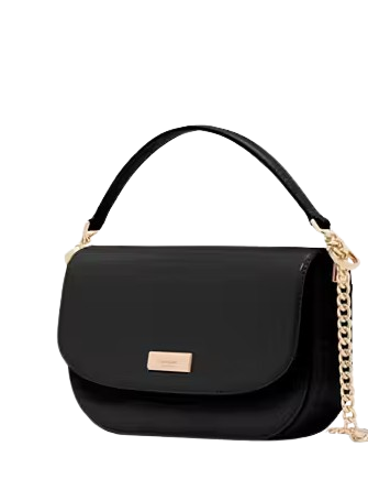 Kate Spade New York Krista Patent Chain Crossbody Black