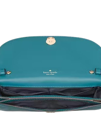 Kate Spade New York Kristi Flap Crossbody Deep Pine