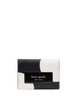 Kate Spade New York Label Dot Applique Card Case Trifold Wallet Black