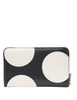 Kate Spade New York Label Dot Applique Medium Zip Around Wallet Black