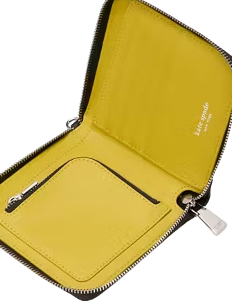 Kate Spade New York Label Small Compact Webbed Wristlet Black